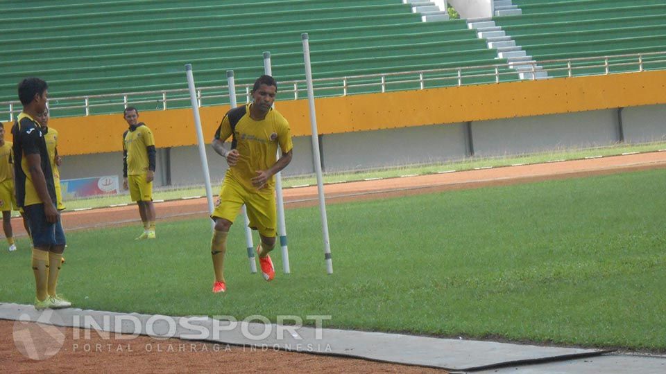 Teka-teki siapa sebenarnya striker dengan inisial ‘B’ yang akan gabung dengan Sriwijaya FC di Liga 2 2020 akhirnya terjawab. Copyright: © Muhammad Effendi/INDOSPORT